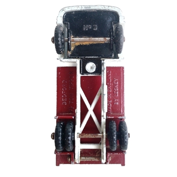 LESNEY Miniature Farm Bedford Dumptruck Metal Die Cast Matchbox Toy No3 - Picture 5 of 11